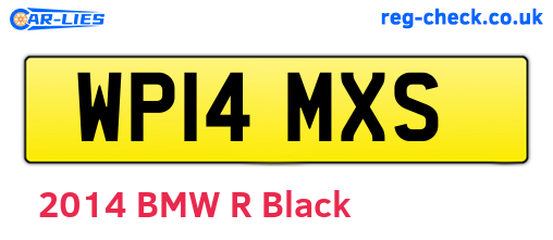 WP14MXS are the vehicle registration plates.