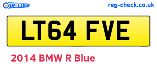 LT64FVE are the vehicle registration plates.
