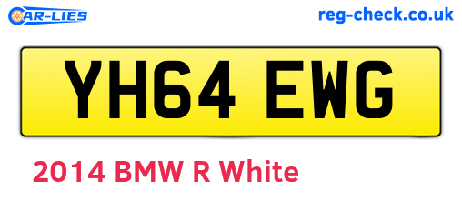 YH64EWG are the vehicle registration plates.