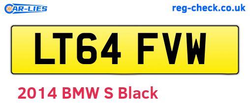 LT64FVW are the vehicle registration plates.