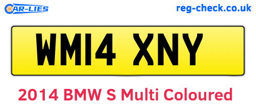 WM14XNY are the vehicle registration plates.