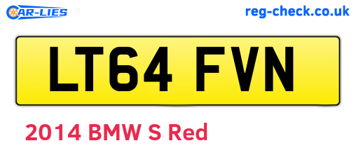 LT64FVN are the vehicle registration plates.