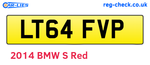 LT64FVP are the vehicle registration plates.