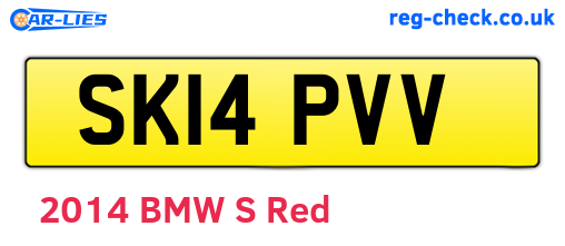 SK14PVV are the vehicle registration plates.