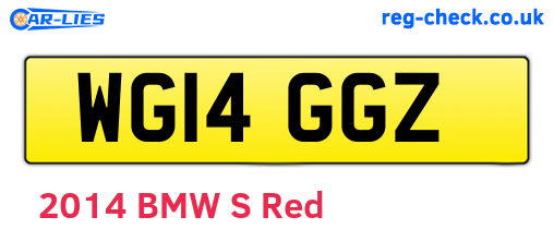 WG14GGZ are the vehicle registration plates.