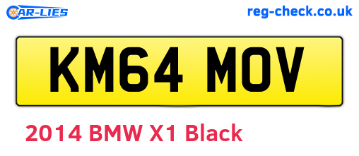 KM64MOV are the vehicle registration plates.