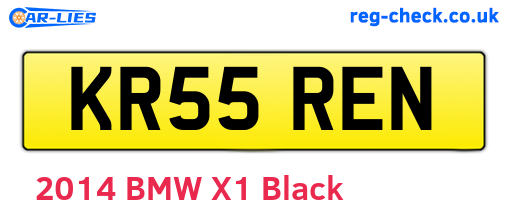 KR55REN are the vehicle registration plates.