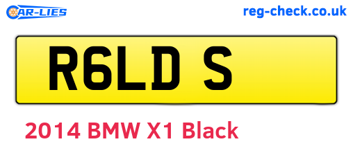 R6LDS are the vehicle registration plates.