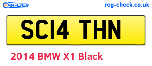 SC14THN are the vehicle registration plates.