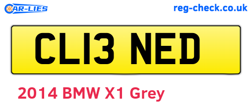 CL13NED are the vehicle registration plates.