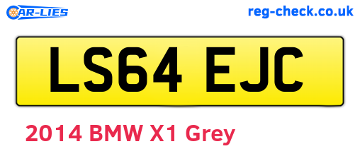 LS64EJC are the vehicle registration plates.