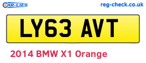 LY63AVT are the vehicle registration plates.