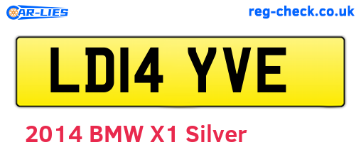 LD14YVE are the vehicle registration plates.
