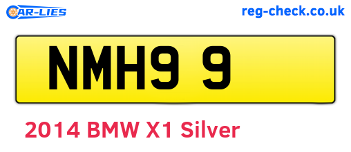NMH99 are the vehicle registration plates.
