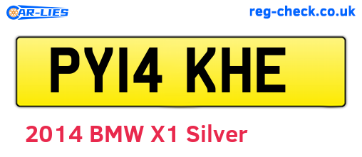 PY14KHE are the vehicle registration plates.