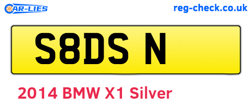 S8DSN are the vehicle registration plates.