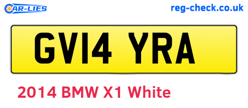 GV14YRA are the vehicle registration plates.