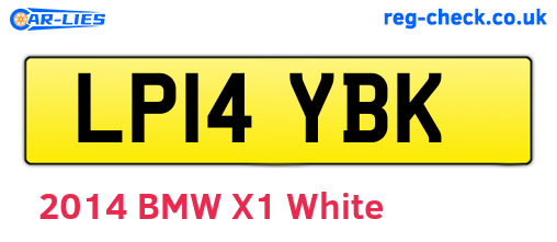 LP14YBK are the vehicle registration plates.