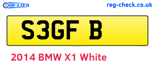 S3GFB are the vehicle registration plates.