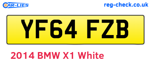 YF64FZB are the vehicle registration plates.
