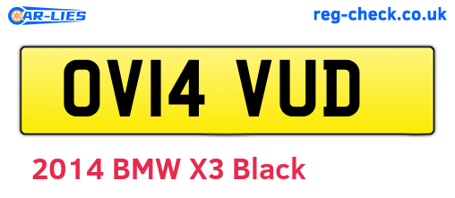 OV14VUD are the vehicle registration plates.