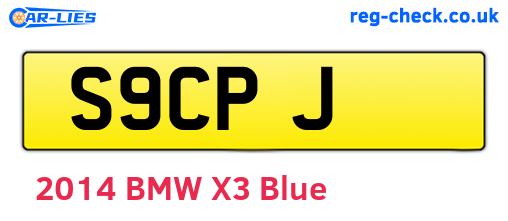 S9CPJ are the vehicle registration plates.