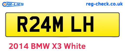 R24MLH are the vehicle registration plates.