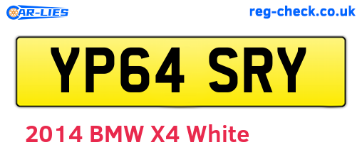 YP64SRY are the vehicle registration plates.