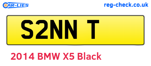 S2NNT are the vehicle registration plates.