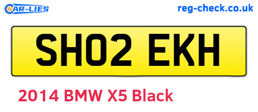 SH02EKH are the vehicle registration plates.