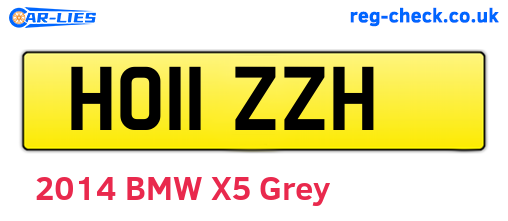 HO11ZZH are the vehicle registration plates.