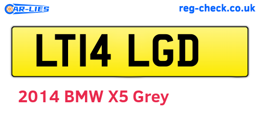LT14LGD are the vehicle registration plates.
