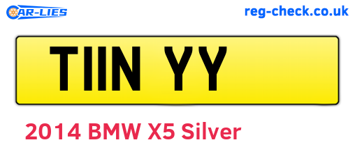 T11NYY are the vehicle registration plates.