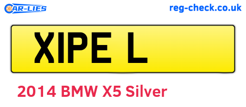 X1PEL are the vehicle registration plates.