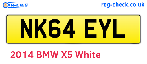 NK64EYL are the vehicle registration plates.