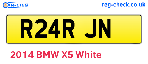 R24RJN are the vehicle registration plates.