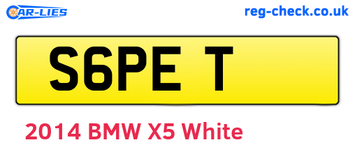 S6PET are the vehicle registration plates.