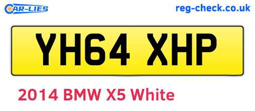 YH64XHP are the vehicle registration plates.