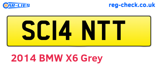 SC14NTT are the vehicle registration plates.