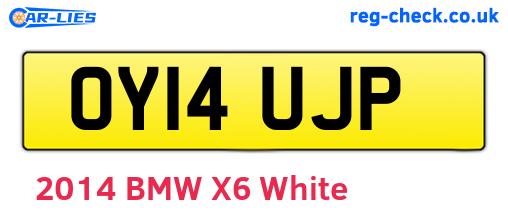 OY14UJP are the vehicle registration plates.