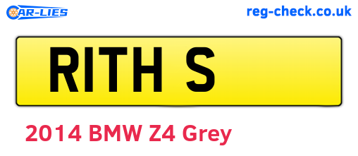 R1THS are the vehicle registration plates.