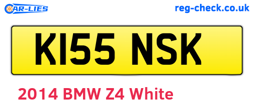 K155NSK are the vehicle registration plates.