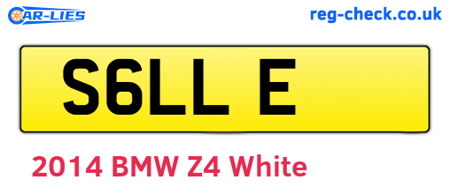 S6LLE are the vehicle registration plates.