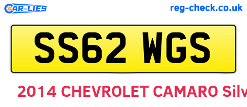 SS62WGS are the vehicle registration plates.