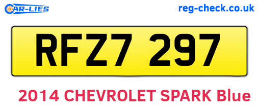 RFZ7297 are the vehicle registration plates.