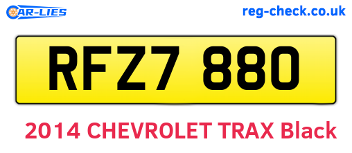 RFZ7880 are the vehicle registration plates.