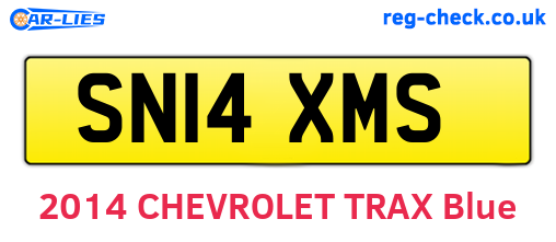 SN14XMS are the vehicle registration plates.