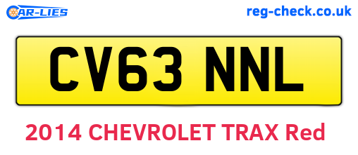 CV63NNL are the vehicle registration plates.