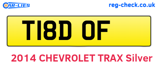 T18DOF are the vehicle registration plates.