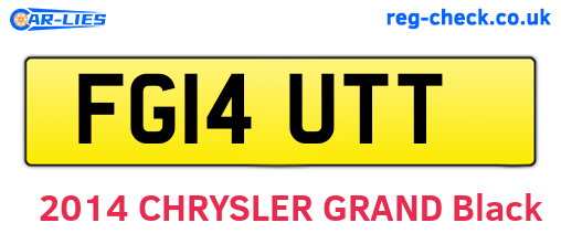 FG14UTT are the vehicle registration plates.